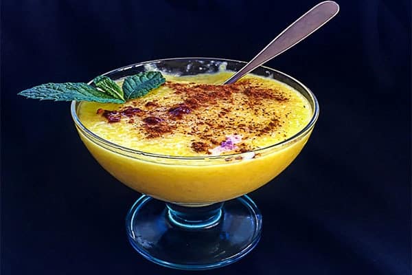 Pudding gạo Saffron - Món ăn lạ mà ngon