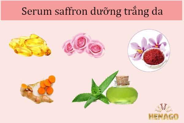 Serum Saffron dưỡng trắng da